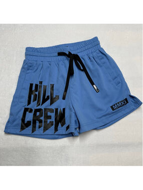 Men's KILLCREW Blue Athletic Shorts XS with Black Logo